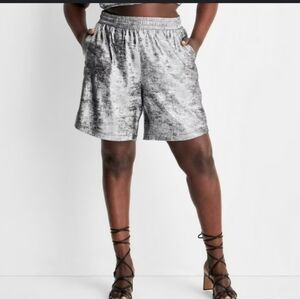 ❤️10/$40 New Women's Metallic Shorts - Future Collective‚ with Alani Noelle